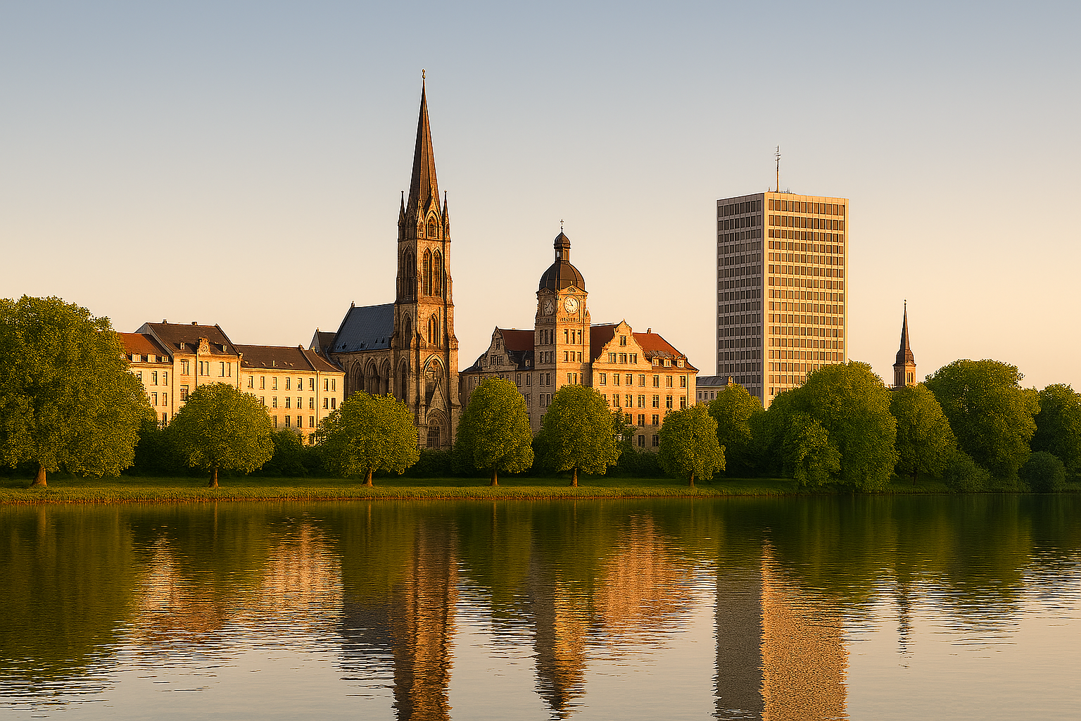 Wirtschaftsstandort Chemnitz KI Visualisierung