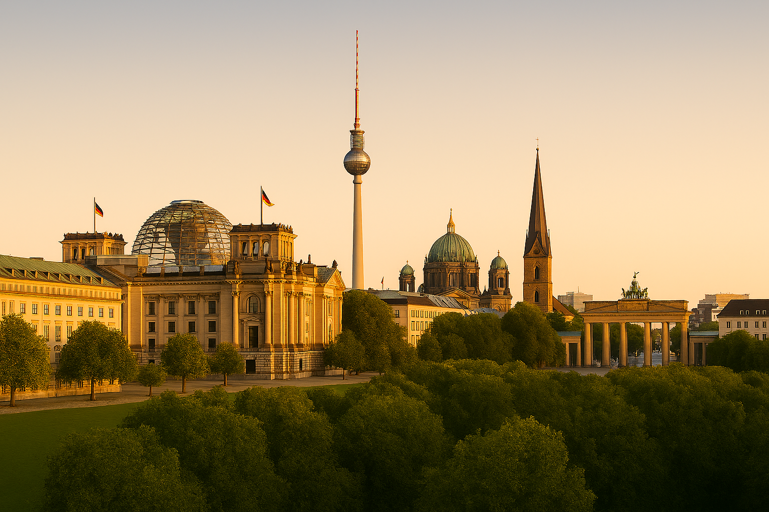 Wirtschaftsstandort Berlin Immobilienmarkt Visualisierung