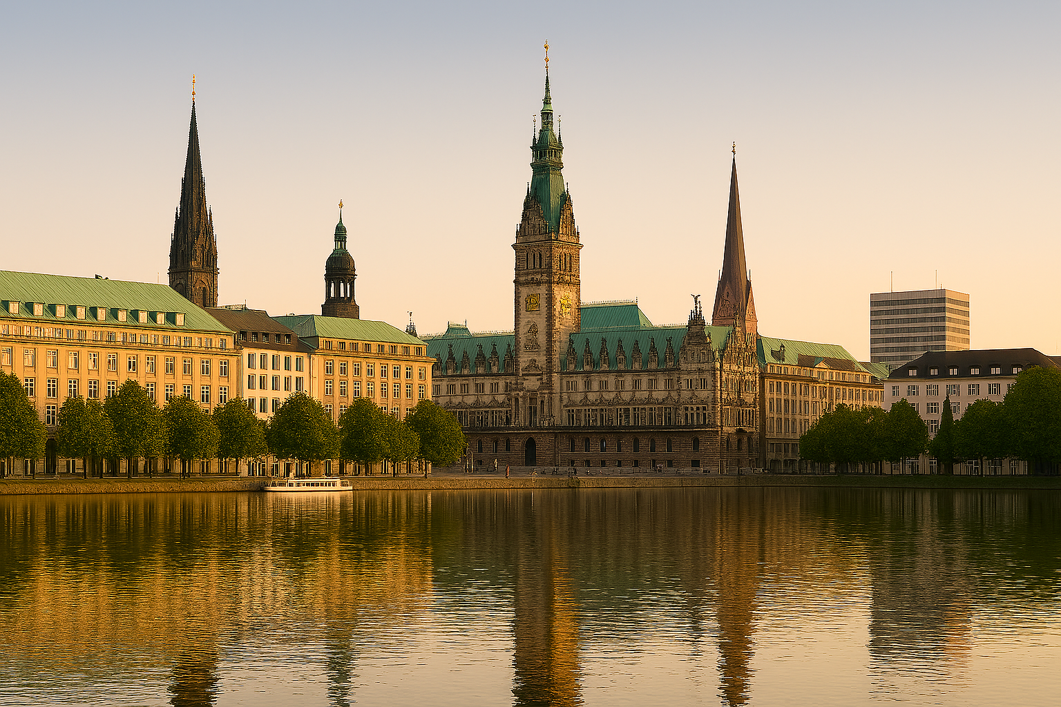 Wirtschaftsstandort Hamburg Immobilienmarkt Visualisierung